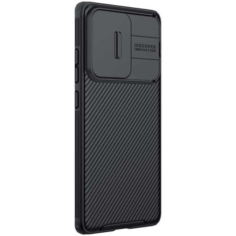 Карбована накладка Nillkin зі шторкою для камери на Xiaomi Mix 4 – Чорний / Black. Фото 5 з 5
