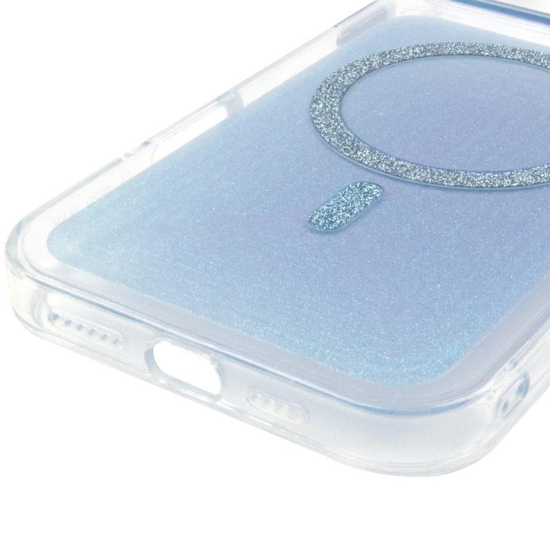 Чохол TPU+PC Jewel Sparkle with MagSafe для Apple iPhone 16 Pro Max – Aqua Blue. Фото 7 з 8