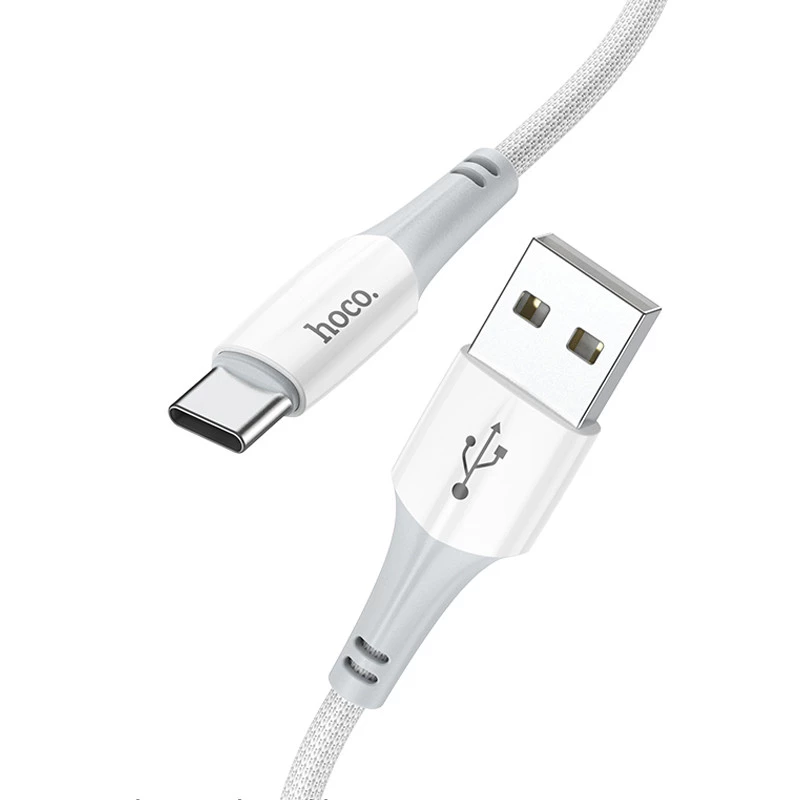 Дата кабель Hoco X70 Ferry USB to Type-C (1m) – White. Фото 3 из 5