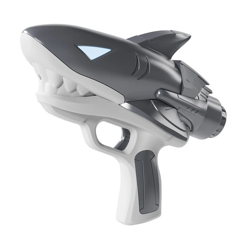 Водяний акумуляторний пістолет Shark Water Gun 185-68 (300ml) with lithium battery – Grey. Фото 1 з 4