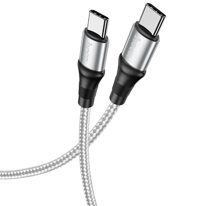 Дата кабель Hoco X50 "Excellent" Type-C to Type-C (1m) – Сірий. Фото 2 з 6