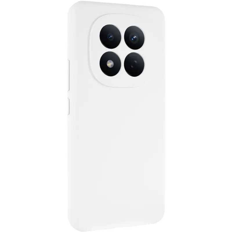 Чехол Silicone Case Lakshmi Premium з закритою камерою на Xiaomi Poco X7 – Белый / White. Фото 2 из 6