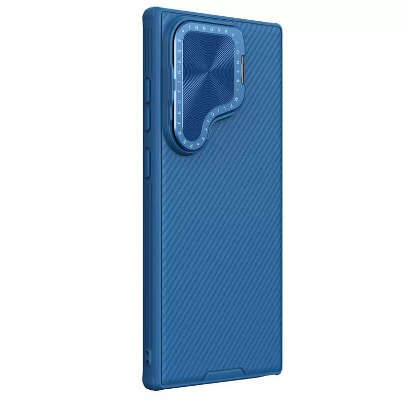Карбонова накладка Nillkin Camshield Prop для Samsung Galaxy S24 Ultra – Blue. Фото 2 з 7