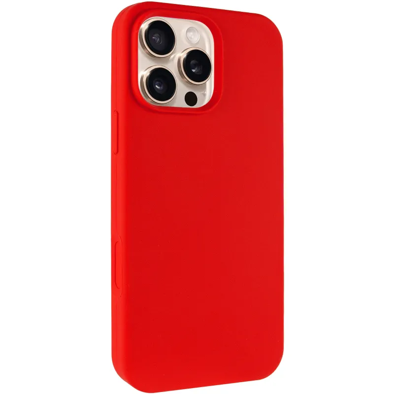Чехол Silk Full Protective (AA) NO LOGO для Apple iPhone 16 Pro Max – Красный / Red. Фото 1 из 12