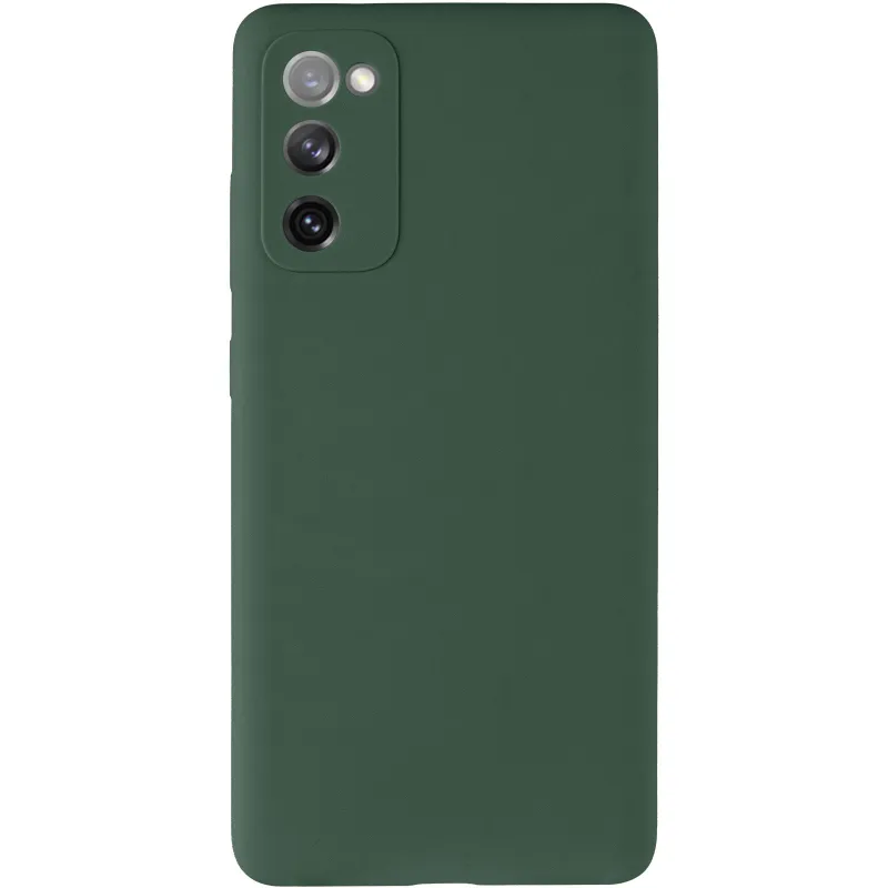Чохол Silicone Case Lakshmi Premium із закритою камерою для Samsung Galaxy S20 FE – Зелений / Cyprus Green. Фото 5 з 10