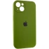 Чехол Silicone Case с защитой камеры для Apple iPhone 14 (6.1") – Зеленый / Dark Olive. Фото 2 из 6