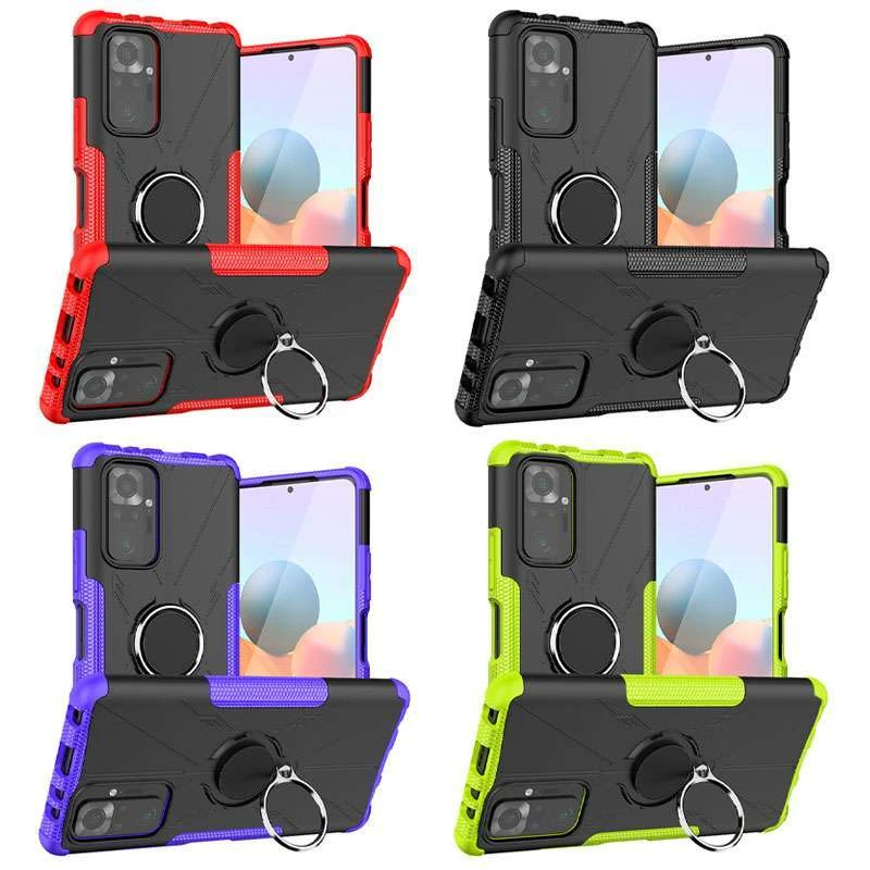 

Протиударний чохол Protective з кільцем на Xiaomi Redmi Note 10 / Note 10s