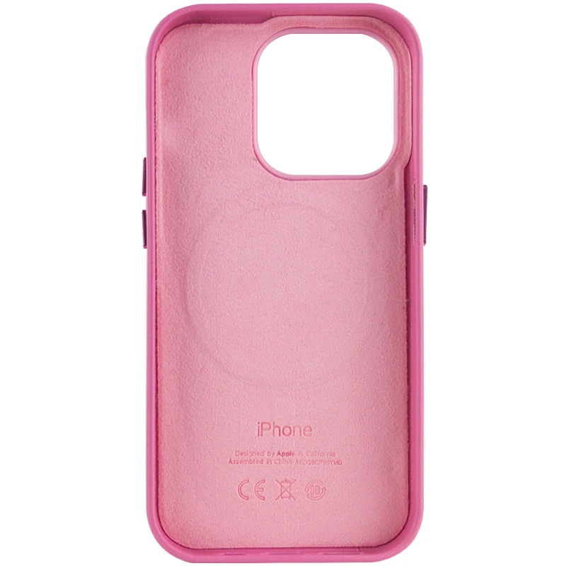 Шкіряний чохол Silicone Case Soft з MagSafe на Apple iPhone 13 Pro (6.1") – Pollen. Фото 3 з 8