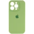 Чехол Silicone Case с защитой камеры для Apple iPhone 16 – Мятный / Mint. Фото 1 из 8