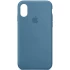 Чехол Silicone Case с закрытым низом для Apple iPhone XS Max (6.5") – Синий / Blue Jay. Фото 1 из 1