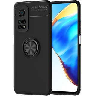 Чехол Deen ColorRing с кольцом для Xiaomi 12T / 12T Pro — Черный / Черный