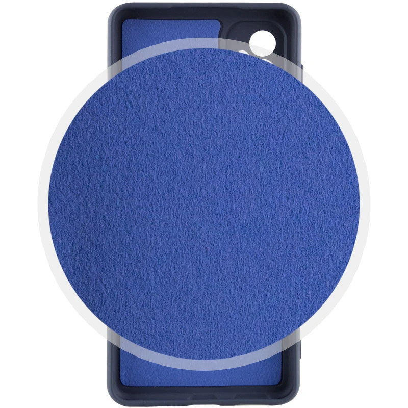 Чехол Silicone Case Lakshmi Premium з закритою камерою на Samsung Galaxy A34 5G – Темно-синий / Midnight blue. Фото 5 из 10