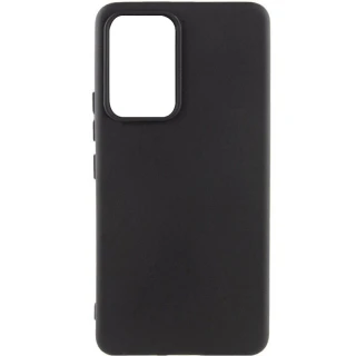 Чохол Silicone Case Lakshmi Premium із закритою камерою для Samsung Galaxy A12 — Чорний / Black