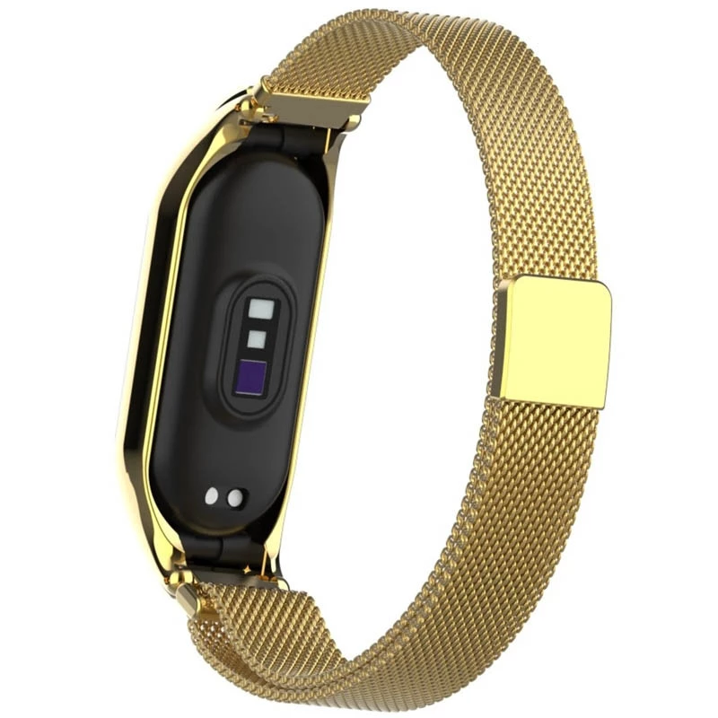 Ремінець Milanese Loop Design для Xiaomi Mi Band 7 – Gold. Фото 3 з 7