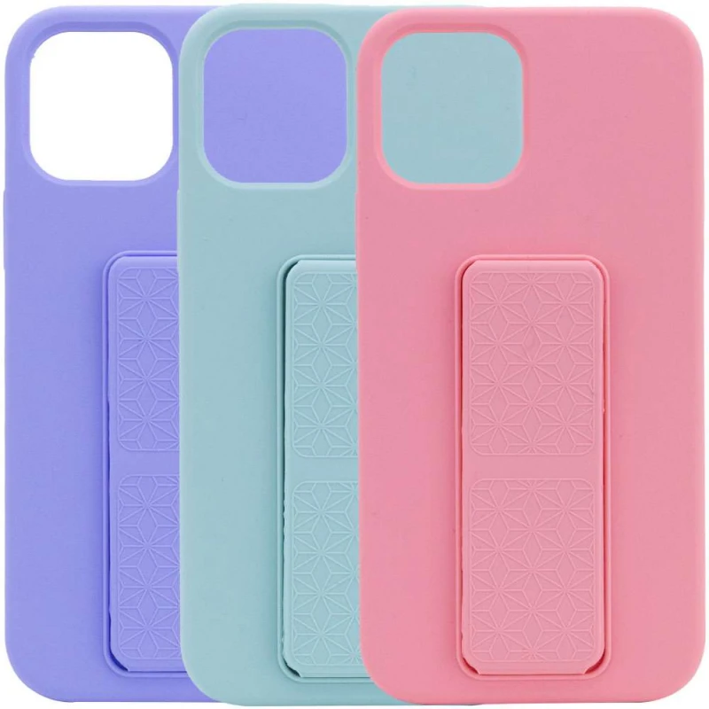 

Чохол Silicone Case з тримачем на Apple iPhone 12 Pro (6.1")