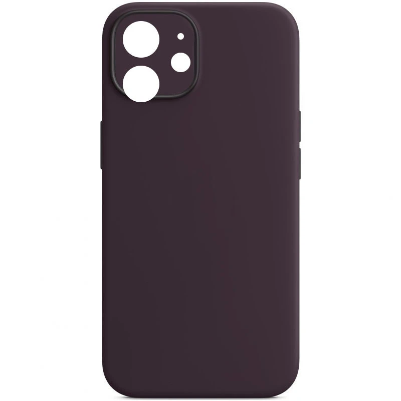 Чохол з захистом камери Silicone Case для Apple iPhone 12 (6.1") – Фіолетовий / Elderberry. Фото 1 з 1