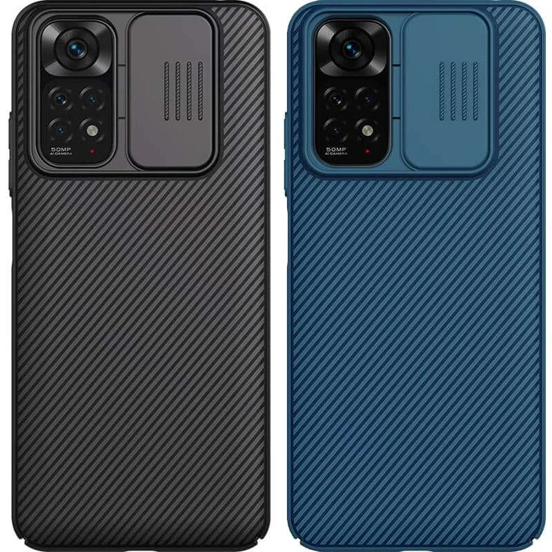 

Карбована накладка Nillkin зі шторкою для камери на Xiaomi Redmi Note 11 (Global)