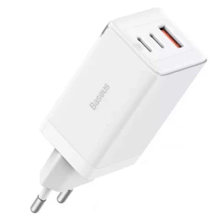 МЗП Baseus GaN5 Pro 65W 2Type-C+USB 100W EU (CCGP12020) фото 1 з 6