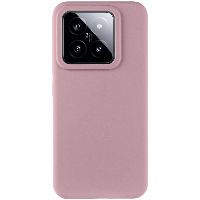 Чехол Silicone Case Lakshmi Premium на Xiaomi 14 Pro – Розовый / Pink Sand. Фото 2 из 5