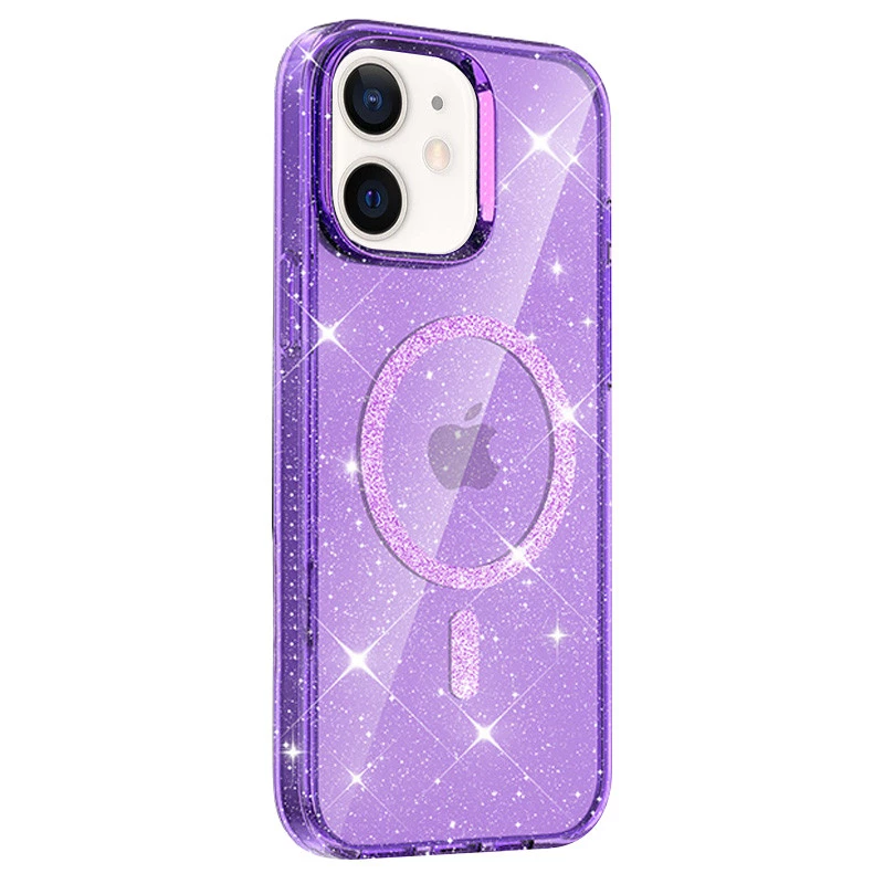 Чехол с блестками и MagFit для Apple iPhone 11 (6.1") – Purple. Фото 2 Чехол с блестками и MagFit для Apple iPhone 11 (6.1") – Purple. Фото 2 из 2