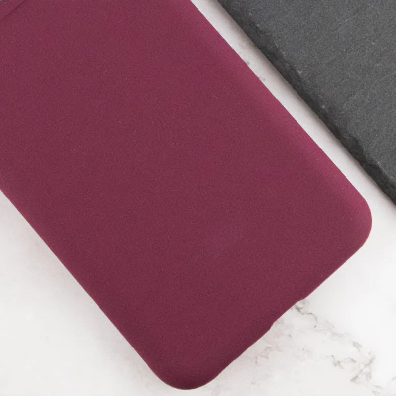 Чехол Silicone Case Lakshmi Premium з закритою камерою на Xiaomi Redmi 10C – Бордовый / Plum. Фото 2 из 2