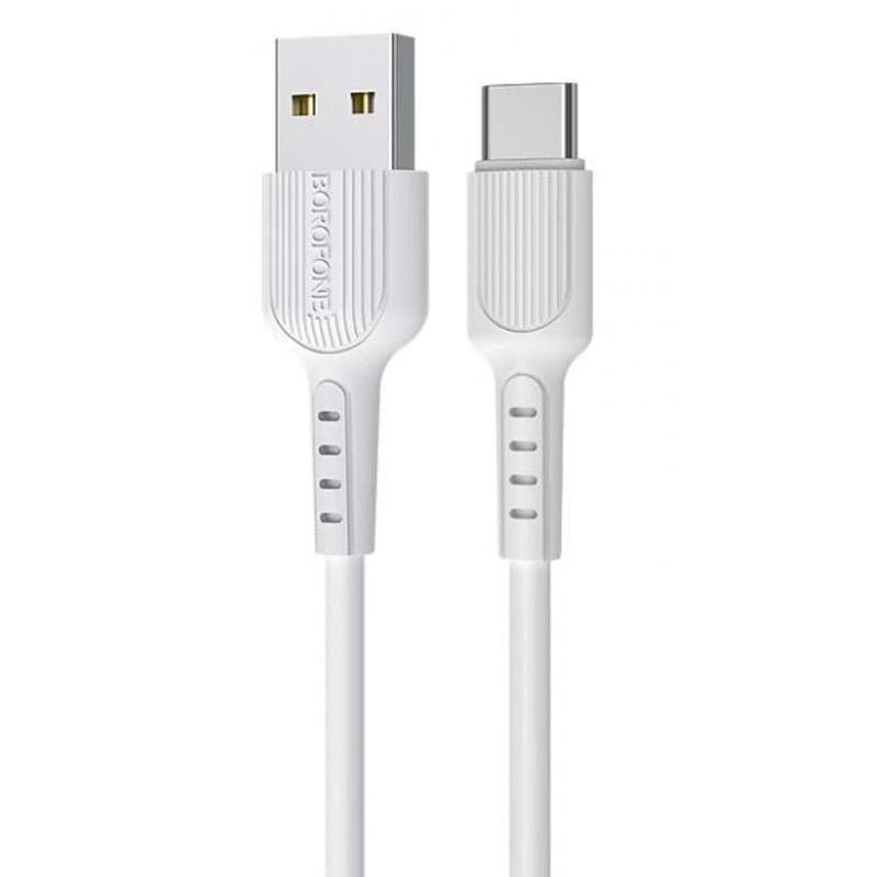 

Дата кабель Borofone BX16 USB to Type-C (1m) (Белый), Білий