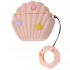 Силиконовый футляр Sea Shell для наушников AirPods 1/2 – Розовый. Фото 1 из 1