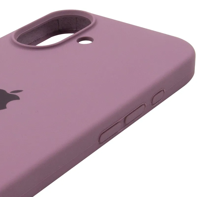 Чехол Silicone Case с закрытым низом для Apple iPhone 17 (6.3") – Лиловый / Lilac Pride. Фото 5 из 6