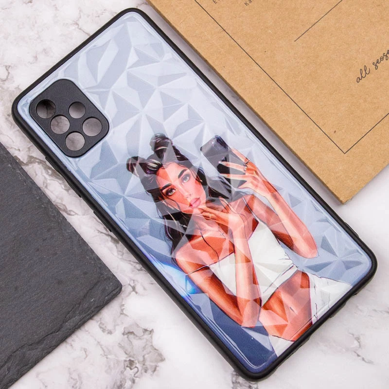 Скляний чохол Prisma Ladies на Samsung Galaxy A51 – Black in White. Фото 5 з 6