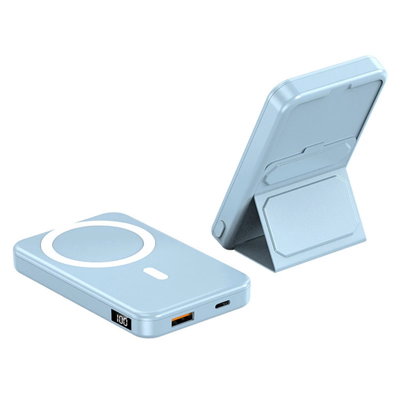 

Портативное зарядное устройство Power Bank JJT-A27-1 PD20W+QC 22.5W с БЗУ 5000 mAh (Light blue)