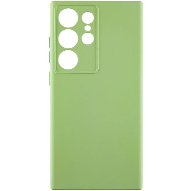 

Чехол Silicone Case Lakshmi с закрытой камерой для Samsung Galaxy S24 Ultra (Зеленый / Pistachio), Зелений / pistachio