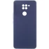 Чохол Silicone Case Lakshmi Premium з закритою камерою на Xiaomi Redmi Note 9 / Redmi 10X – Темно-синій / Midnight blue. Фото 1 з 3