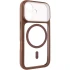 Чохол TPU GETMAN Moon Clear with MagSafe для Apple iPhone 16 – Brown. Фото 2 з 6