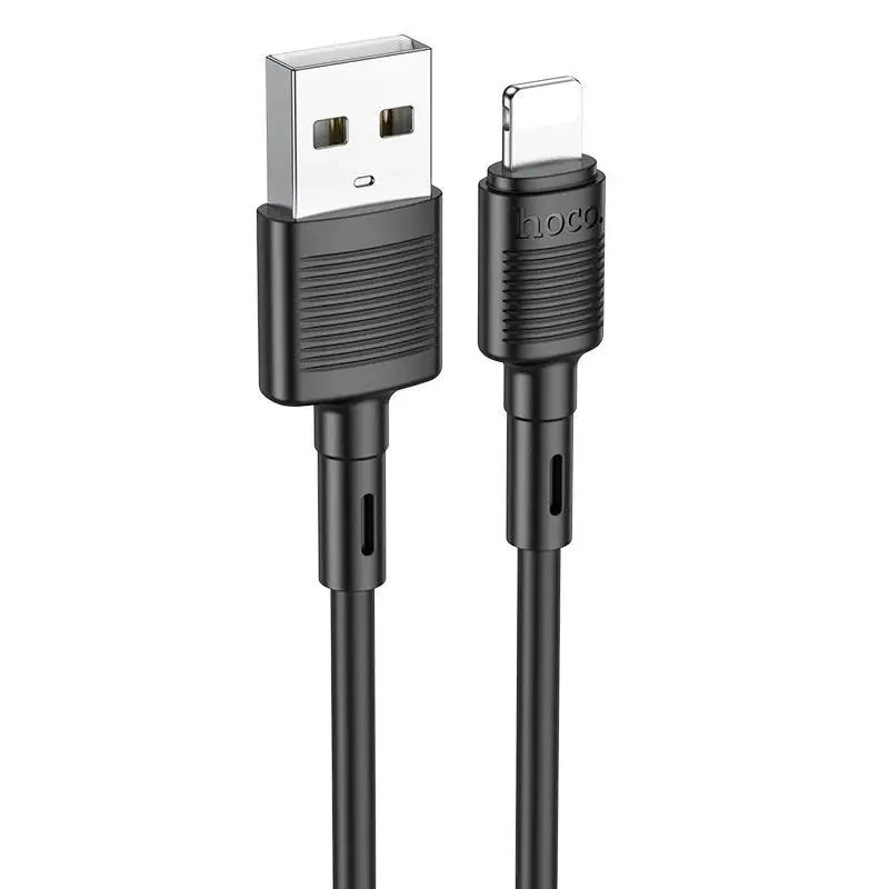 

Дата кабель Hoco X83 Victory USB to Lightning (1m) (Black)