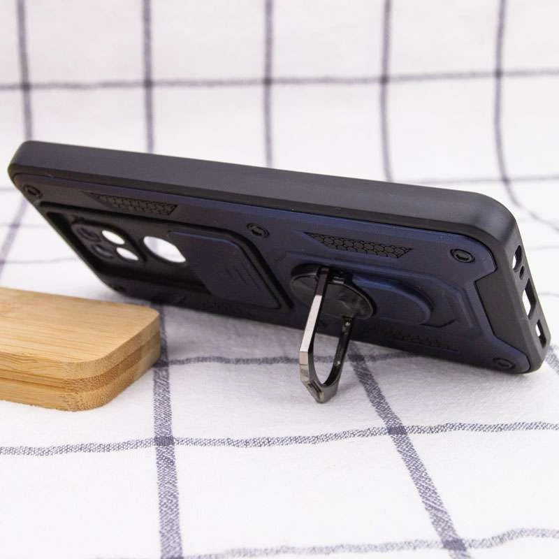 Протиударний чохол Serge Ring з захистом камери на Xiaomi Redmi Note 9 / Redmi 10X – Синій. Фото 5 з 5