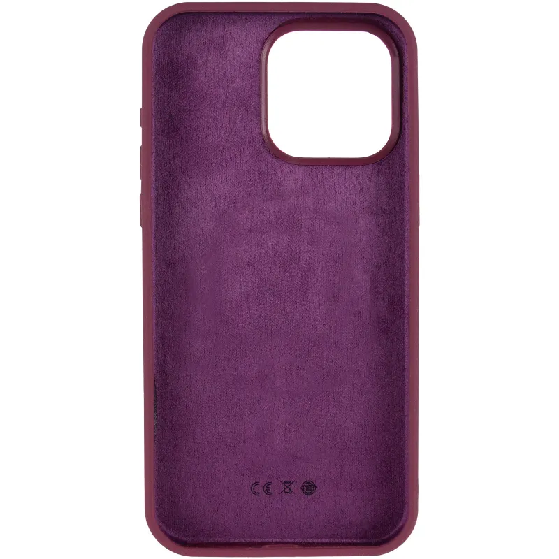 Чехол Silk Full Protective (AA) NO LOGO для Apple iPhone 13 Pro (6.1") – Бордовый / Plum. Фото 7 из 10