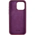 Чохол з закритим низом Silicone Case на Apple iPhone 13 Pro (6.1") – Бордовий / Plum. Фото 7 з 10