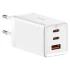 МЗП Baseus GaN5 Pro 65W 2Type-C+USB 100W EU (CCGP12020) – White. Фото 5 з 6