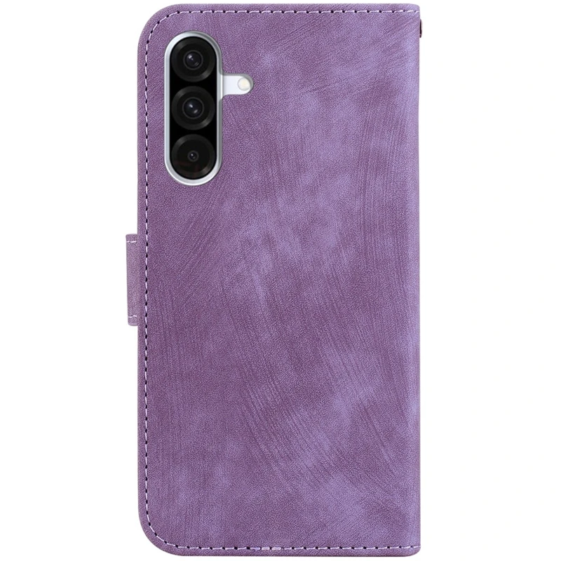 Кожаный чехол-книжка Cute Tiger для Xiaomi Redmi 15C (EU) – Purple. Фото 2 из 4