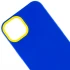 Двоколірний чохол Bichromatic на Apple iPhone 12 (6.1") – Navy Blue / Yellow. Фото 2 з 5