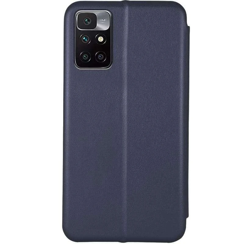 Чохол-книжка класичний на Xiaomi Redmi 10 – Темно-синій. Фото 3 з 3