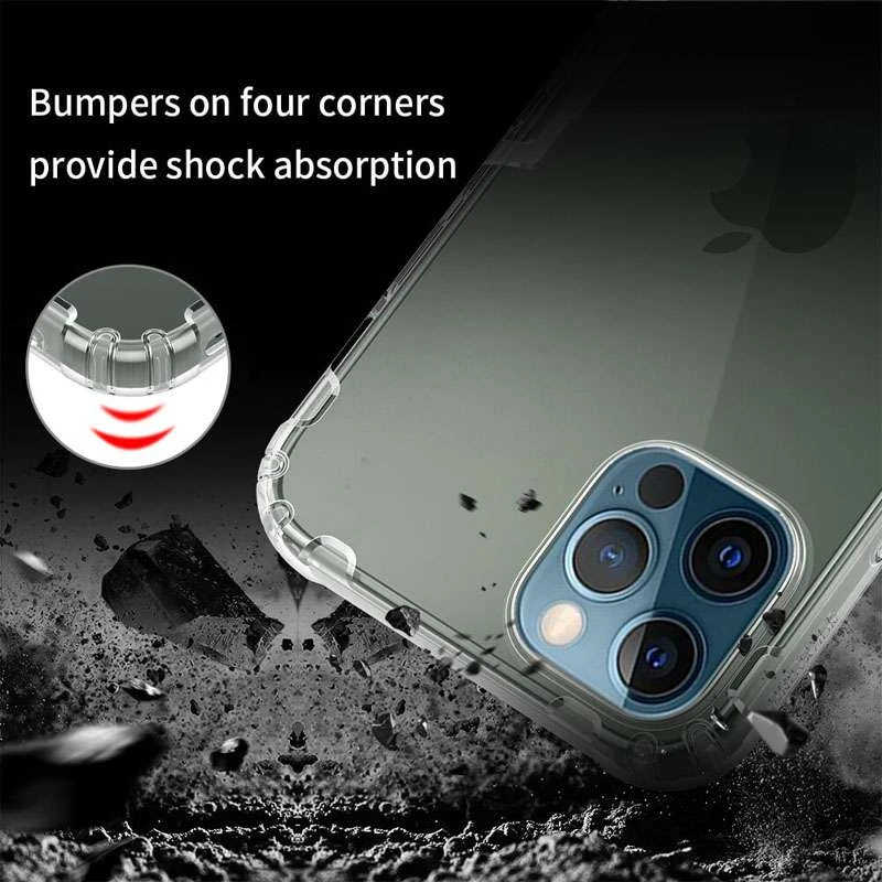 Ультратонкий силіконовий чохол Nillkin на Apple iPhone 12 Pro Max (6.7") – Безбарвний (прозорий). Фото 5 з 7