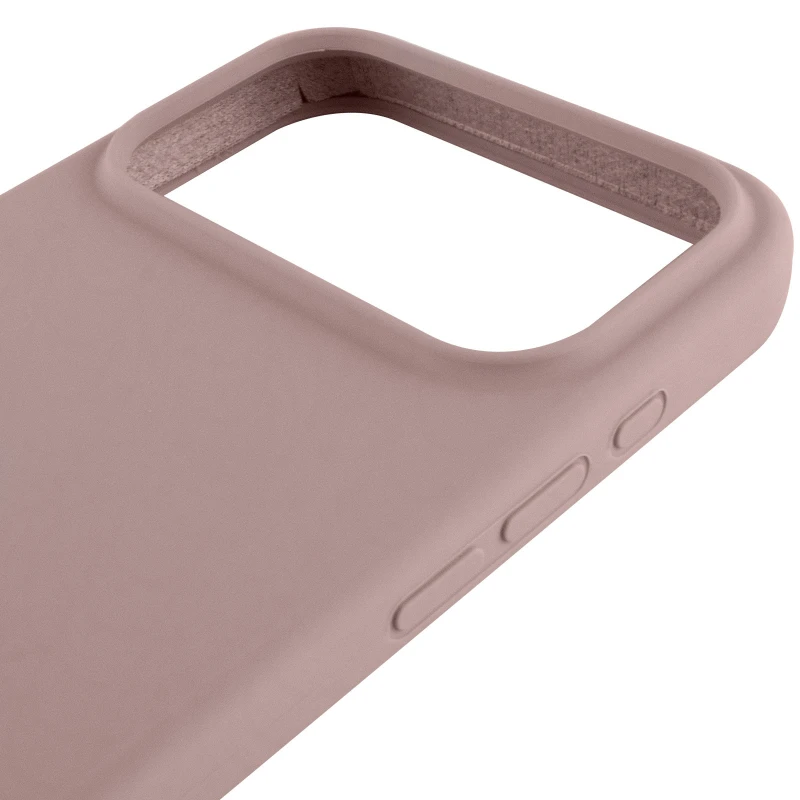 Чохол Silicone Case з закритим низом на Apple iPhone 17 Pro Max (6.9") – Сірий / Lavender. Фото 5 з 6