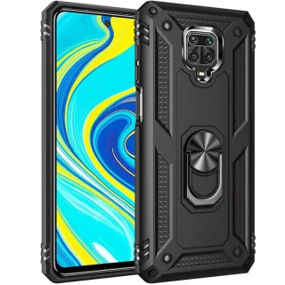 Противоударный чехол Serge Ring с кольцом для Xiaomi Redmi Note 9s / Note 9 Pro / Note 9 Pro Max фото 1 из 5