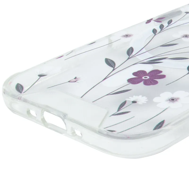 TPU+PC чохол Clear Garden with MagSafe для Apple iPhone 17 Air (6.5") – Cherry Petal. Фото 6 з 6