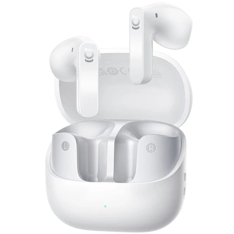 Бездротові TWS навушники Baseus Bass BS1 Adaptive ANC (A00101) – Moon White. Фото 1 з 2