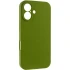 Чехол Silk Full Camera Protective (AA) NO LOGO для Apple iPhone 16 – Зеленый / Dark Olive. Фото 2 из 8