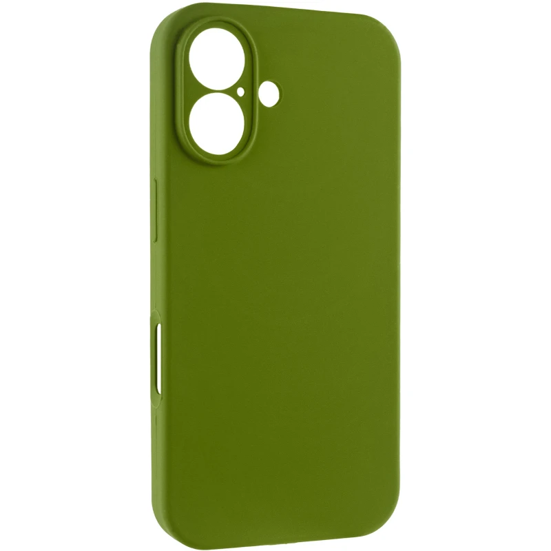 Чохол Silk Full Camera Protective (AA) NO LOGO для Apple iPhone 17 (6.3") – Зелений / Dark Olive. Фото 2 з 8