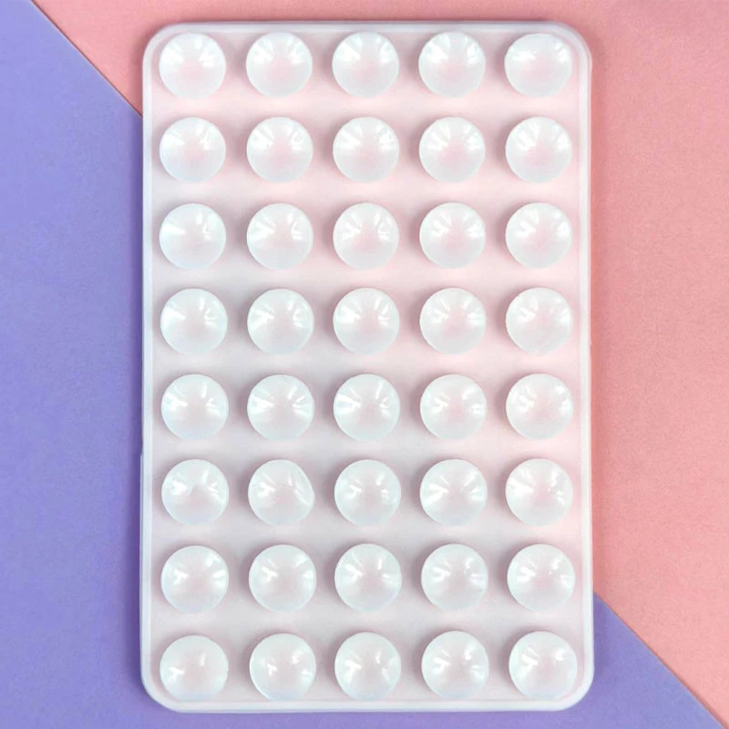 Держатель-присоска для телефона Double Side Silicone 100*64мм – Pudra. Фото 3 из 4