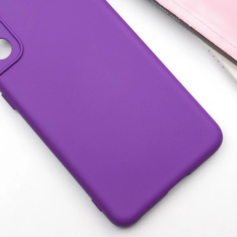 Чохол Silicone Case Lakshmi Plus з закритою камерою на Samsung Galaxy S24 FE – Фіолетовий / Purple. Фото 4 з 12